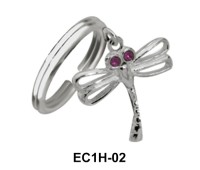 Attractive Dragonfly Ear Cuff EC1H-02